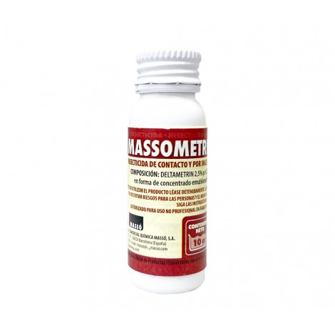 Insecticida MASSOMETRIL 10cc JED - Deltametrin 2,5%