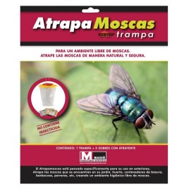 Trampa Red-Top grande mosca doméstica (+3 atrayentes)